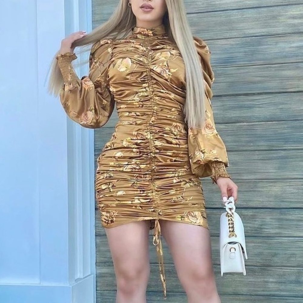 FLORA SILK‎ DRESS